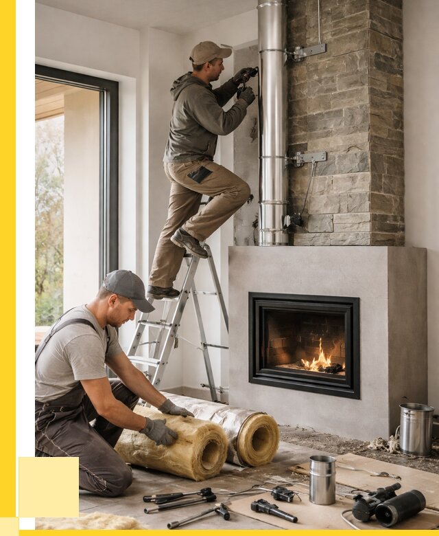 Монтаж дымоходов для каминов в Котельниках от 15927 р. ЭриданКтн