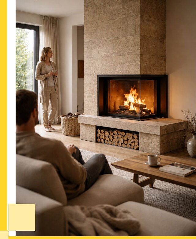 Угловые камины из кирпича установка в Котельниках от 159270 р. ЭриданКтн