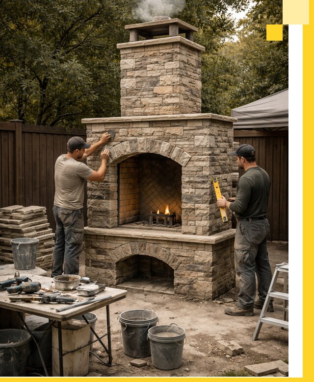 Проектирование и установка уличных каминов в Котельниках