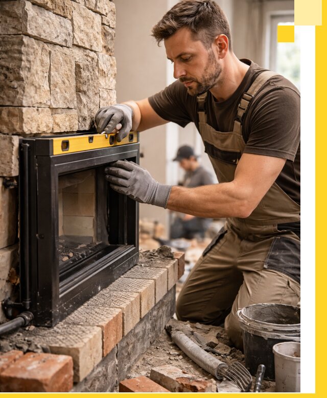 Дровяные камины под ключ в Котельниках: монтаж, обустройство