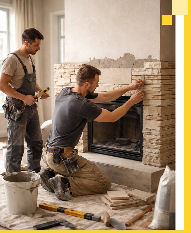 Установка и монтаж каминов для загородного дома в Котельниках