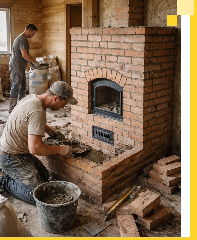 Профессиональное строительство печей в Котельниках под ключ