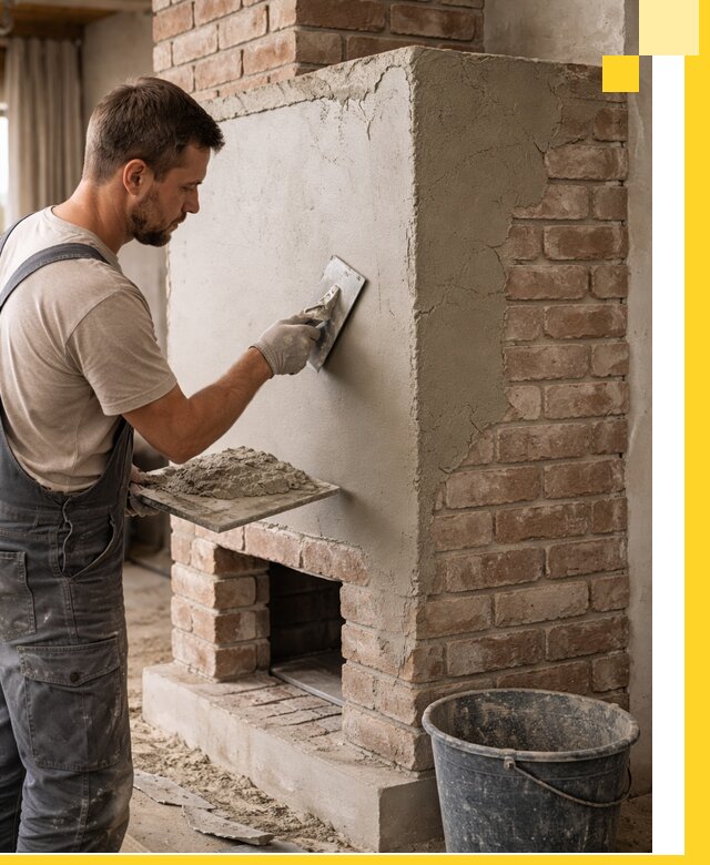 Отделка печей и облицовка каминов в Котельниках под ключ