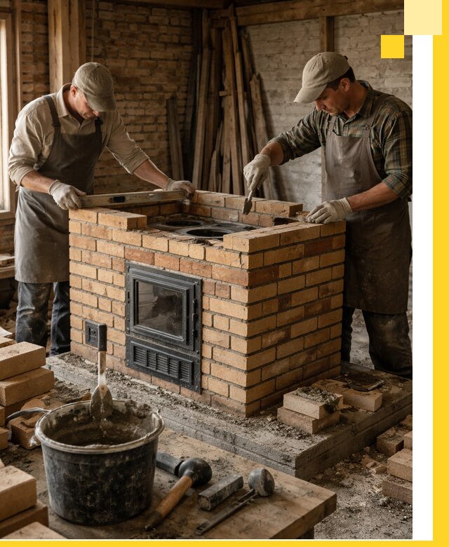 Изготовление и установка варочных печей под ключ в Котельниках