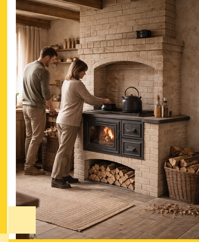 Печи с плитой в Котельниках от 47781 р. | ЭриданКтн — кирпичная печь