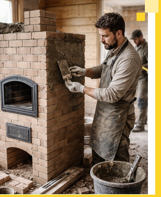 Изготовление и установка печей-шведок под ключ в Котельниках