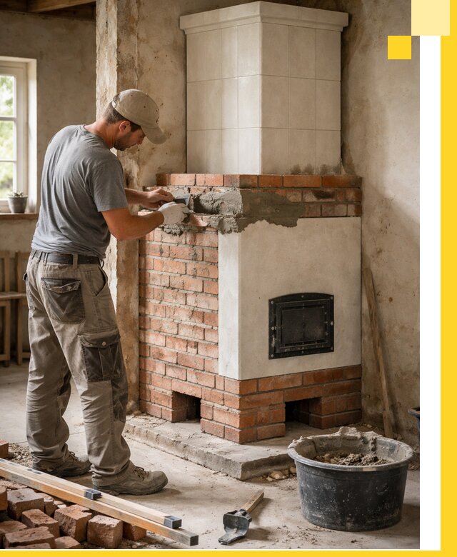 Изготовление и установка печей-голландок под ключ в Котельниках