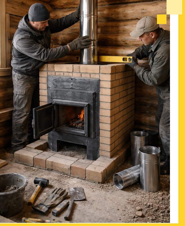 Проектирование, изготовление и установка банных печей в Котельниках