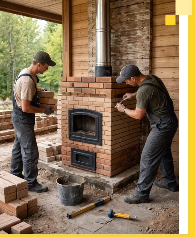 Производство и установка дачных печей под ключ в Котельниках