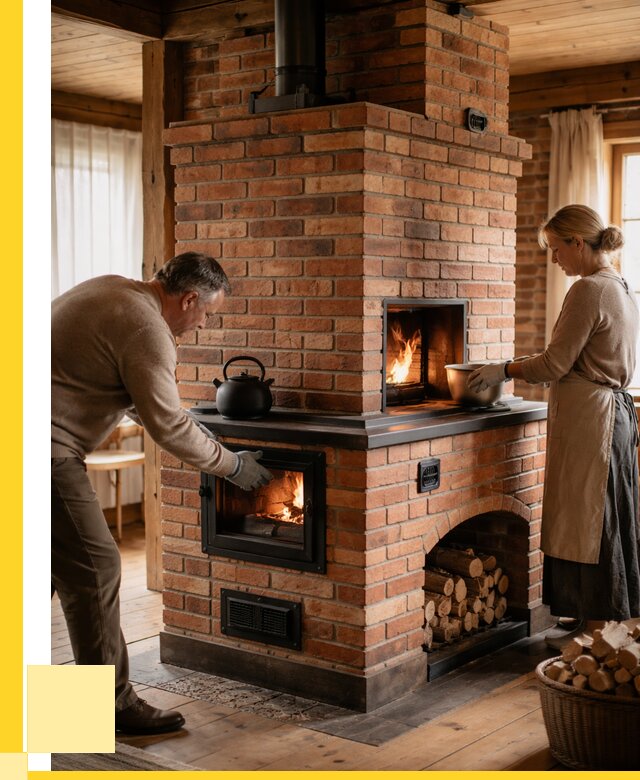 Печи для загородного дома под ключ в Котельниках от 84944 р. | ЭриданКтн