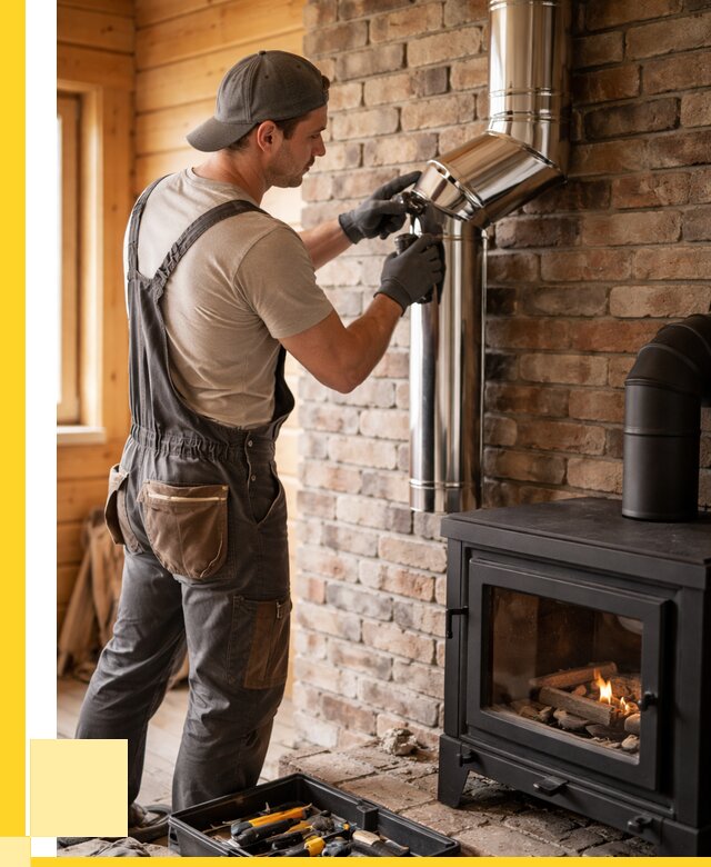 Монтаж дымоходов для печей в Котельниках от 7964 р. | ЭриданКтн