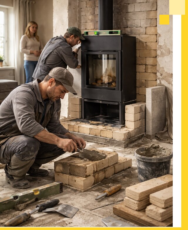 Печи и камины под ключ: проект, установка в Котельниках