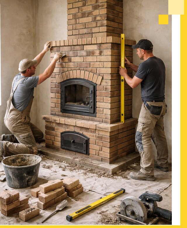 Продажа и установка печей и каминов для дома под ключ в Котельниках