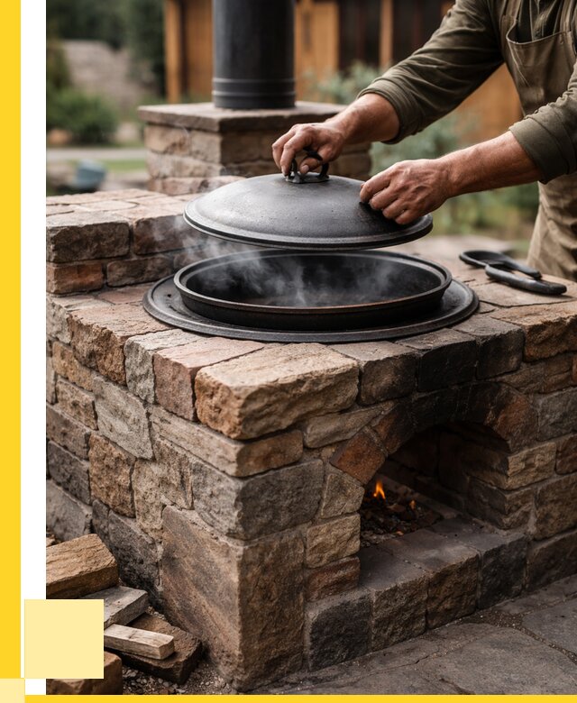 Печи для казана в Котельниках по цене от 19112 р. | ЭриданКтн