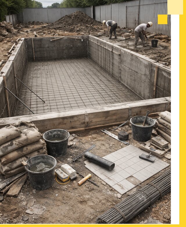 Строительство бассейнов под ключ в Котельниках, дизайн и монтаж