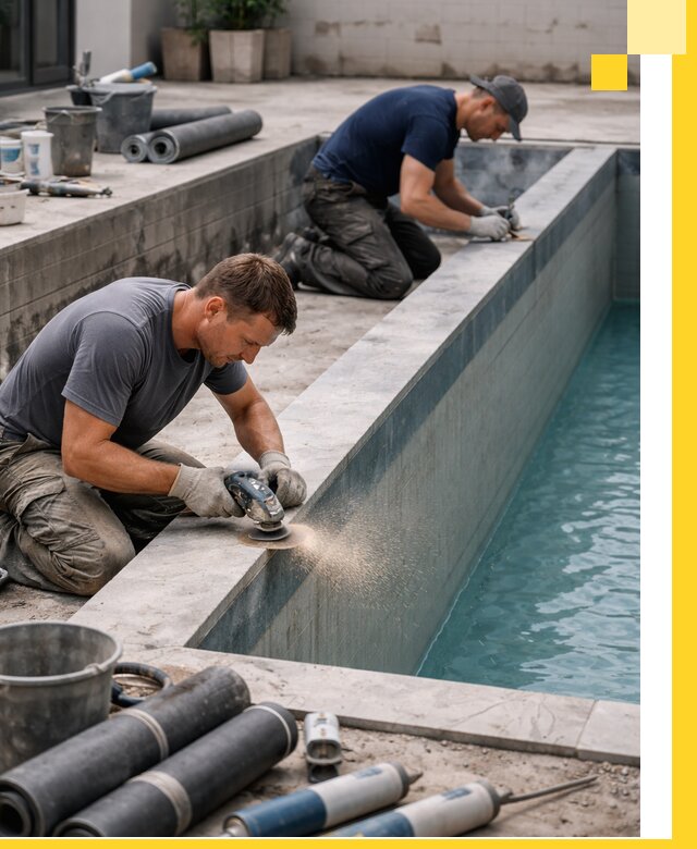 Профессиональный ремонт бассейнов под ключ в Котельниках