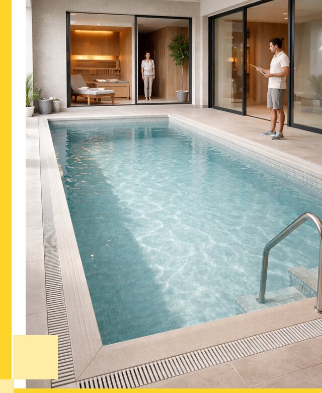 Отделка бассейна пленкой ПВХ в Котельниках от 3716 р. - ЭриданКтн