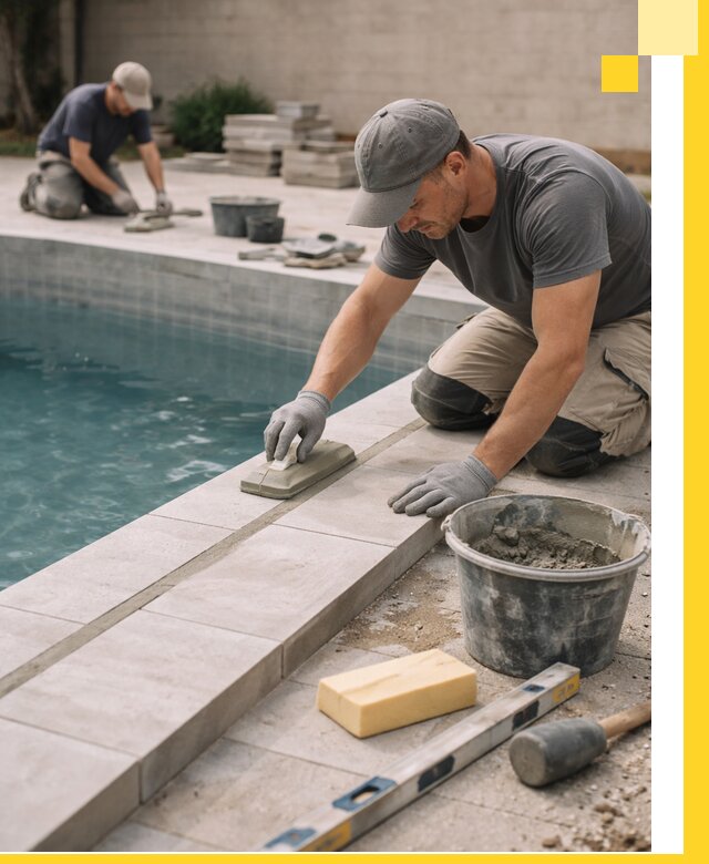 Отделка бассейнов в Котельниках: декоративная отделка и гидроизоляция