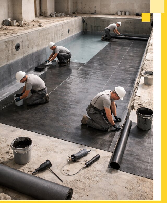 Профессиональная гидроизоляция бассейнов и чаш в Котельниках под ключ