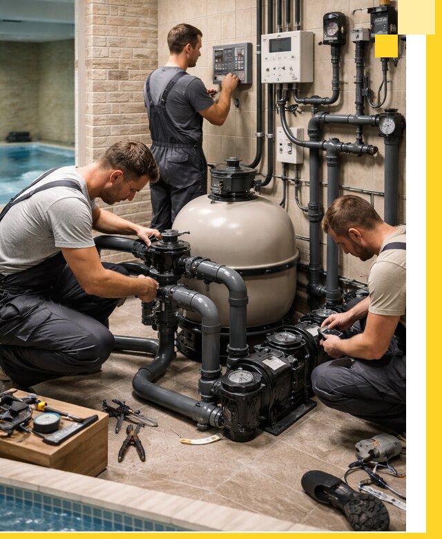 Комплексное оборудование для бассейнов под ключ в Котельниках