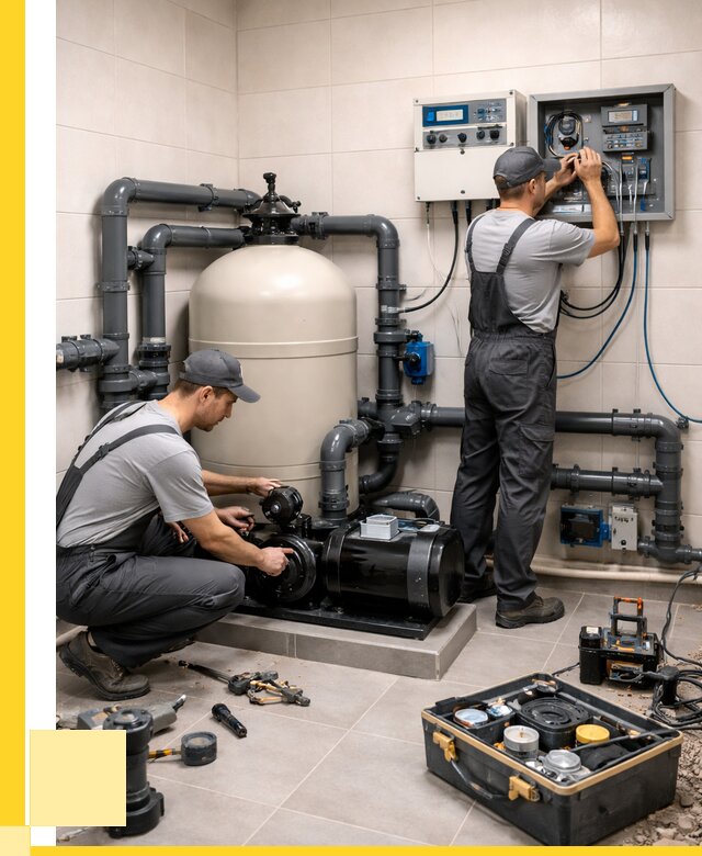 Монтаж оборудования для бассейнов в Котельниках от 42472 р. | ЭриданКтн