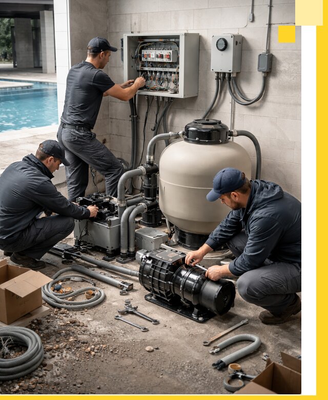 Профессиональный монтаж оборудования для бассейнов в Котельниках