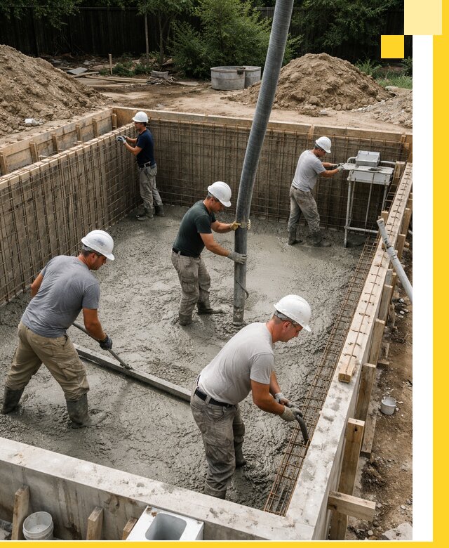 Строительство бетонных бассейнов под ключ в Котельниках