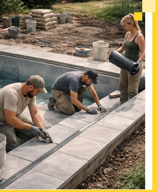 Строительство и монтаж уличных бассейнов под ключ в Котельниках