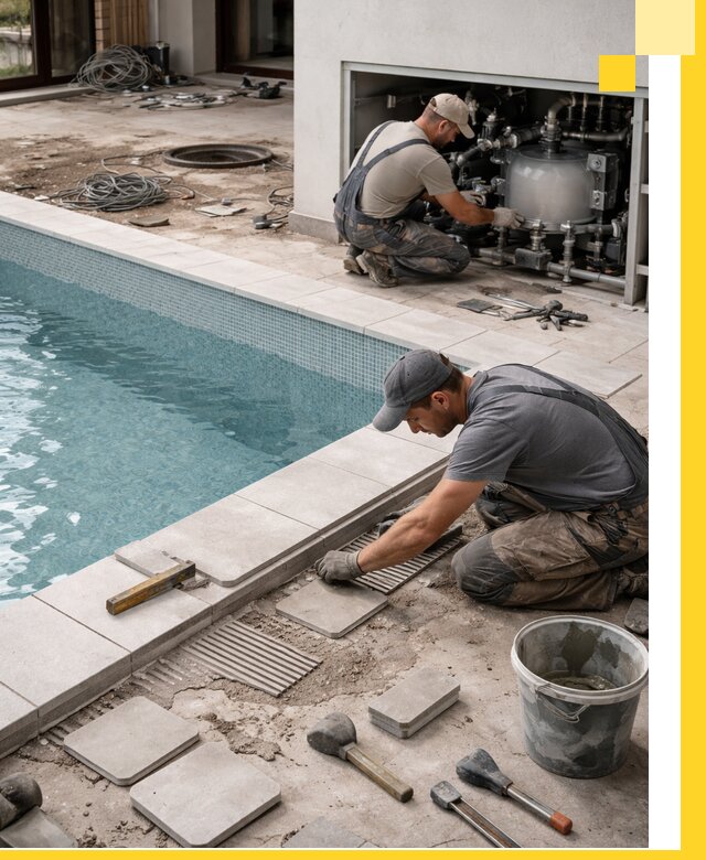 Строительство и монтаж бассейнов в коттедже в Котельниках