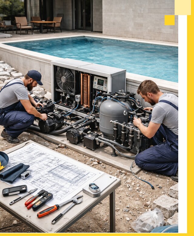 Проектирование и монтаж бассейнов с подогревом в Котельниках