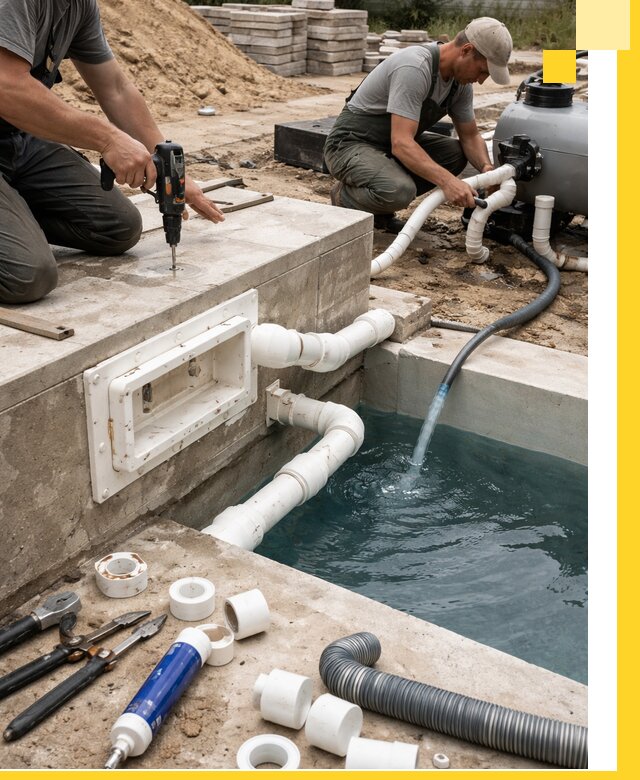 Строительство скиммерных бассейнов под ключ в Котельниках