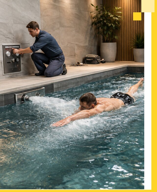 Проектирование и монтаж бассейнов с противотоком в Котельниках