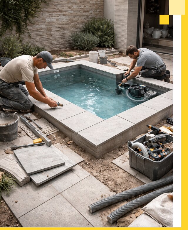 Мини бассейны под ключ в Котельниках, дизайн и установка