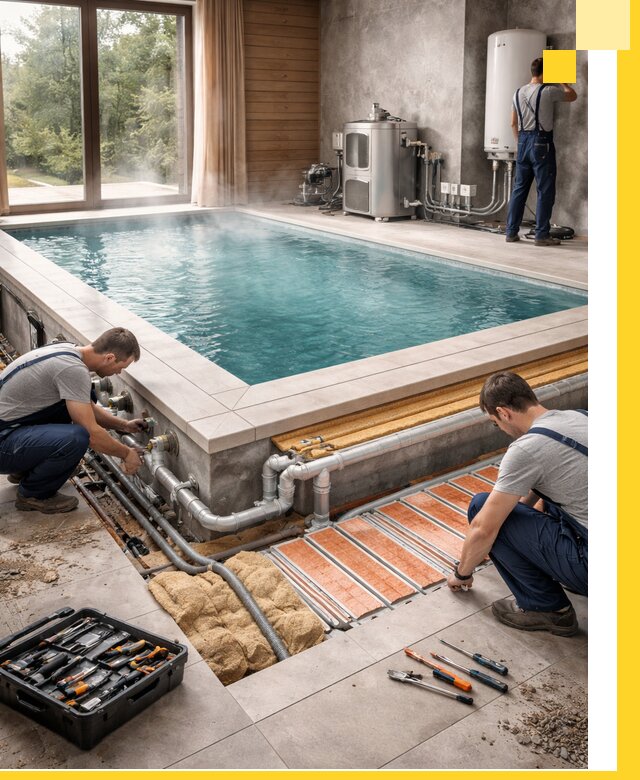 Проектирование и строительство тёплых бассейнов в Котельниках