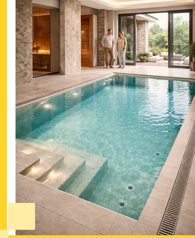 Бассейн во дворе в Котельниках: проект, отделка от 1274160 р. | ЭриданКтн