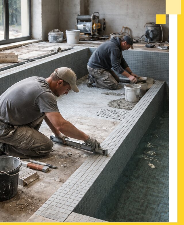 Строительство бассейна в частном доме в Котельниках под ключ