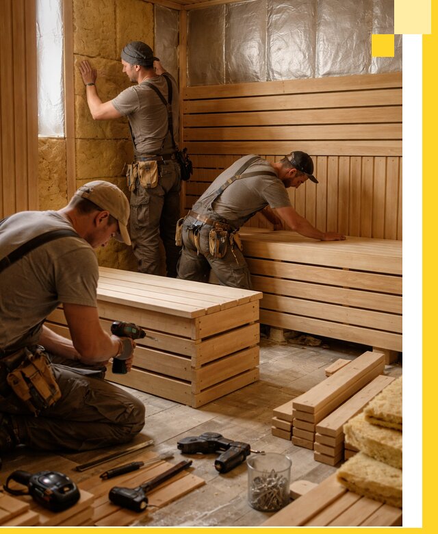 Профессиональное строительство саун под ключ в Котельниках