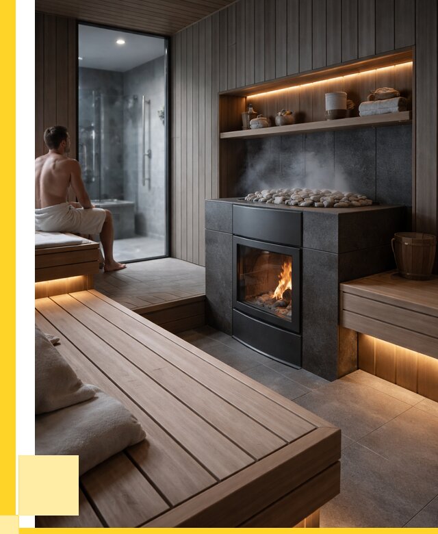 Проект сауны в частном доме в Котельниках от 37163 р. | ЭриданКтн