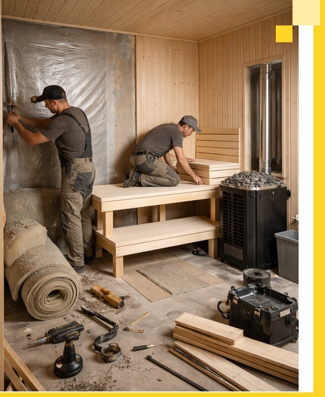 Проекты саун под ключ в Котельниках дизайн и строительство