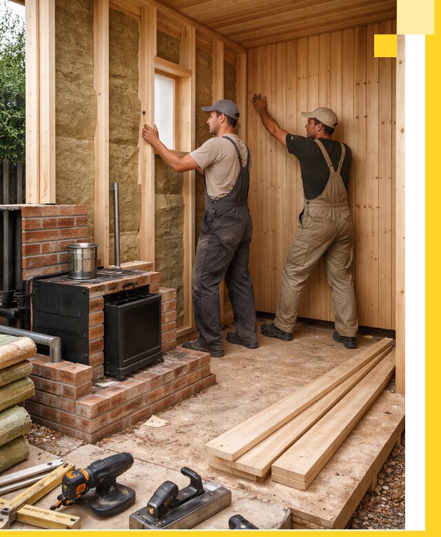 Строительство и установка дачных саун под ключ в Котельниках