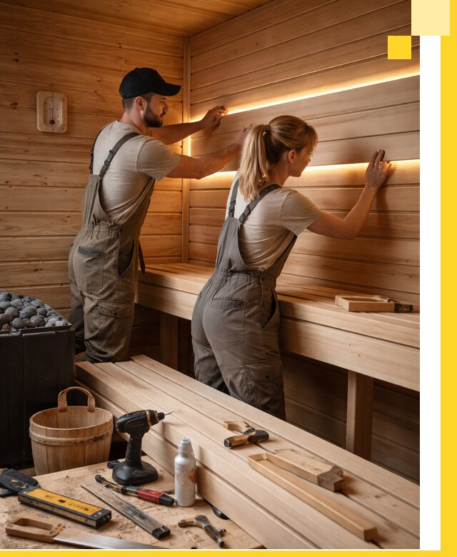 Дизайн саун и бань под ключ с индивидуальным проектом в Котельниках