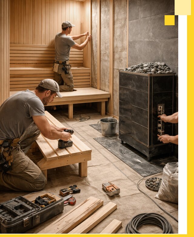 Дизайн и строительство интерьерных саун под ключ в Котельниках