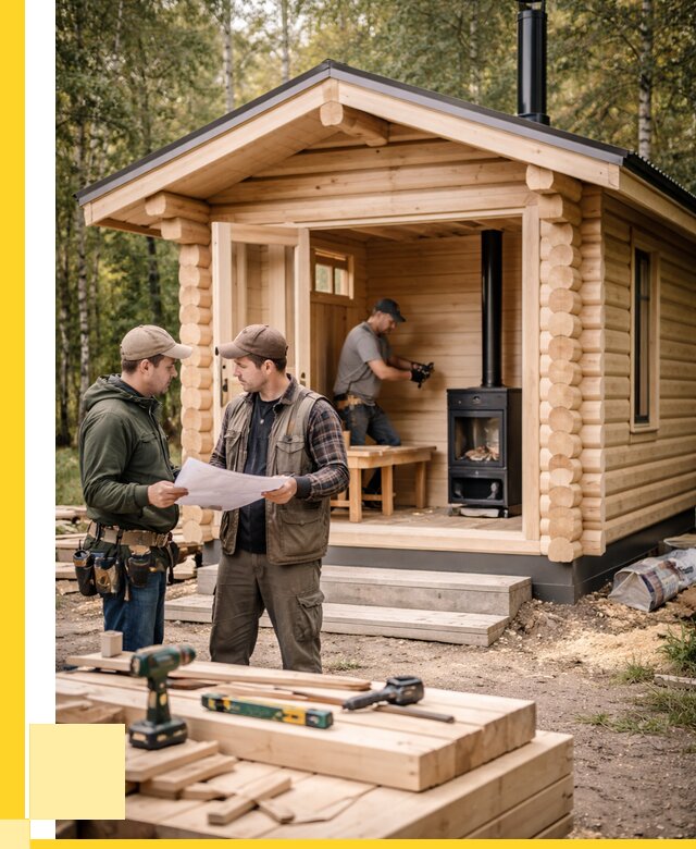 Монтаж бань под ключ в Котельниках — от 212360 р. | ЭриданКтн