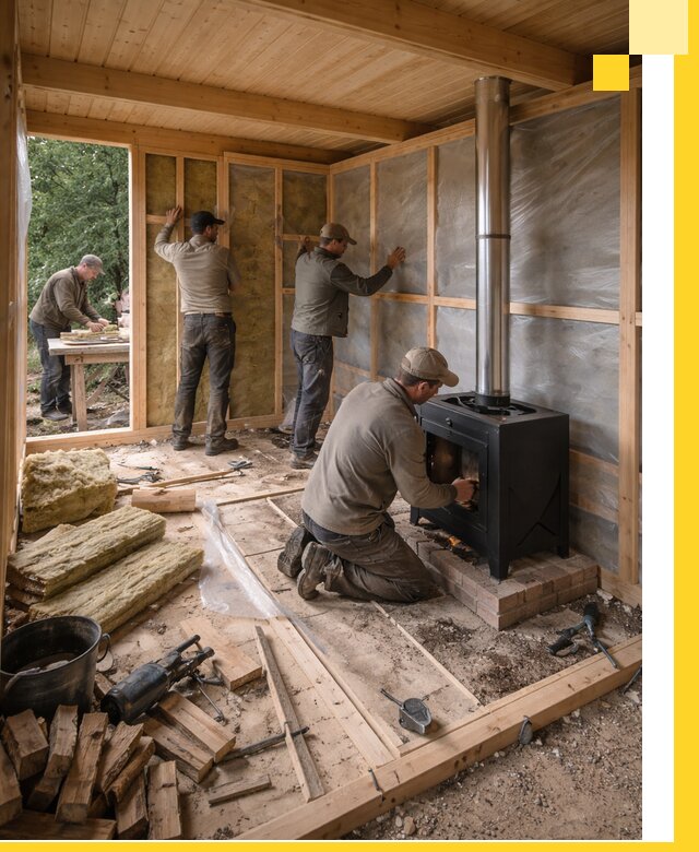 Профессиональный монтаж бань под ключ в Котельниках для дома