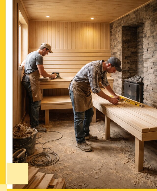 Отделка бани в Котельниках: внутренняя отделка от 3185 р. | ЭриданКтн