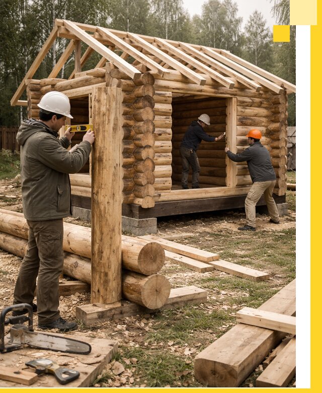 Строительство бань для дачи под ключ в Котельниках с доставкой и монтажом