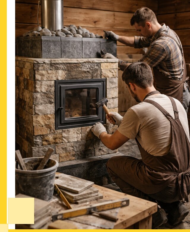 Облицовка банной печи в Котельниках от 15927 р. | ЭриданКтн