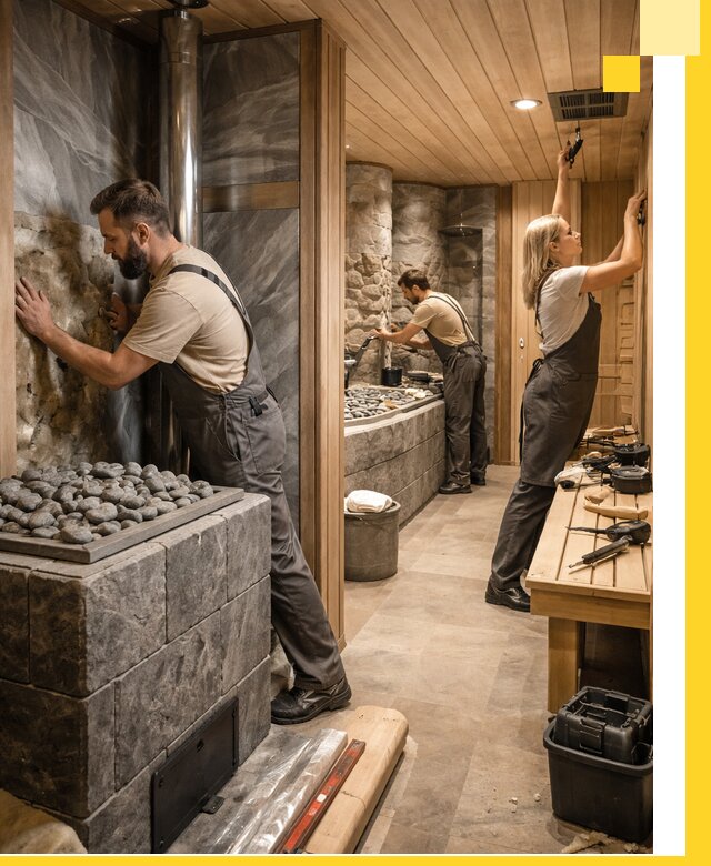 Строительство бань и SPA процедур в Котельниках под ключ и отделкой