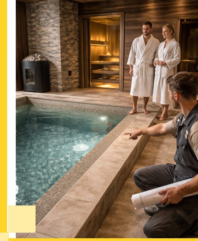 Проект бани с бассейном под ключ в Котельниках от 69017 р. | ЭриданКтн