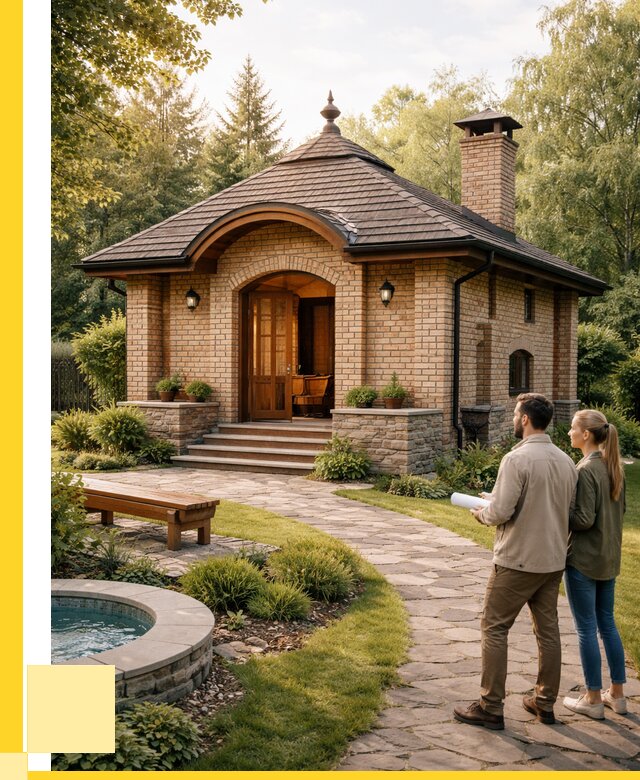 Проект кирпичной бани в Котельниках от 31854 р. | ЭриданКтн